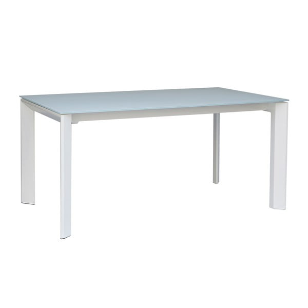 Bela zložljiva jedilna miza sømcasa Tamara, 160 x 90 cm