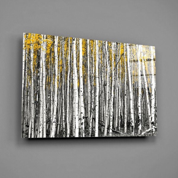 Steklena slika Insigne Yellow Woods, 110 x 70 cm-image-3