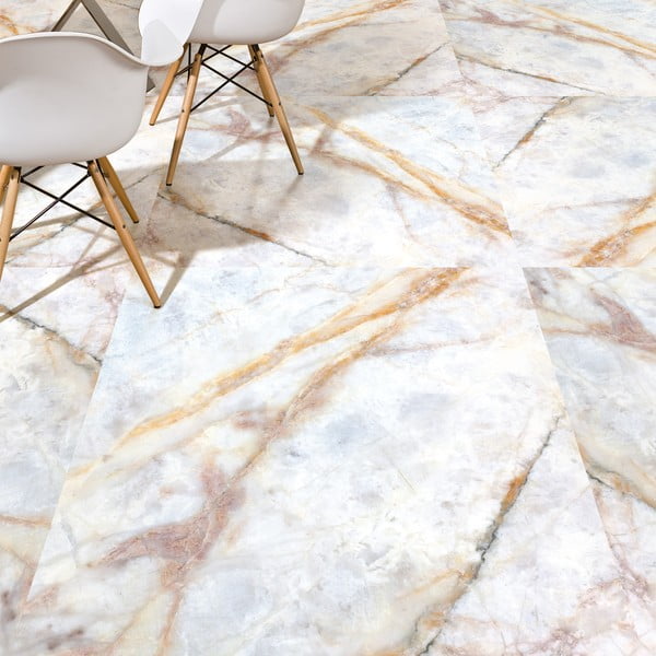 Talna nalepka Ambiance Authentic White Marble, 40 x 40 cm-image-1