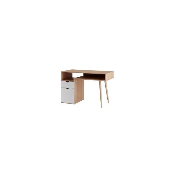 Pisalna miza iz hrastovega dekorja 55x120 cm Scandi - Støraa -image-2
