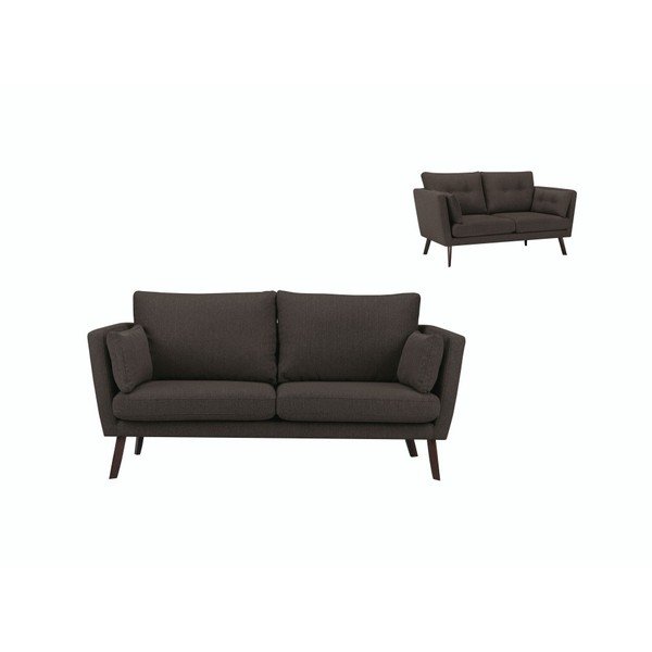 Rjava 3-sedežna zofa Mazzini Sofas Elena-image-2