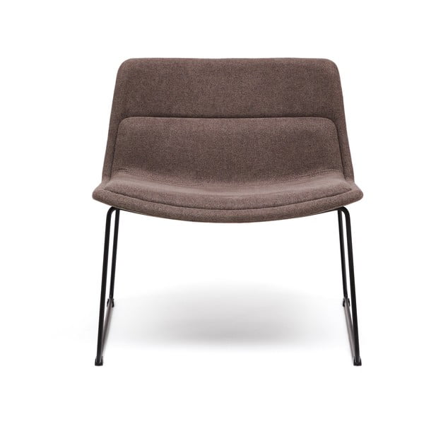 Rjav fotelj Zahara – Kave Home-image-2