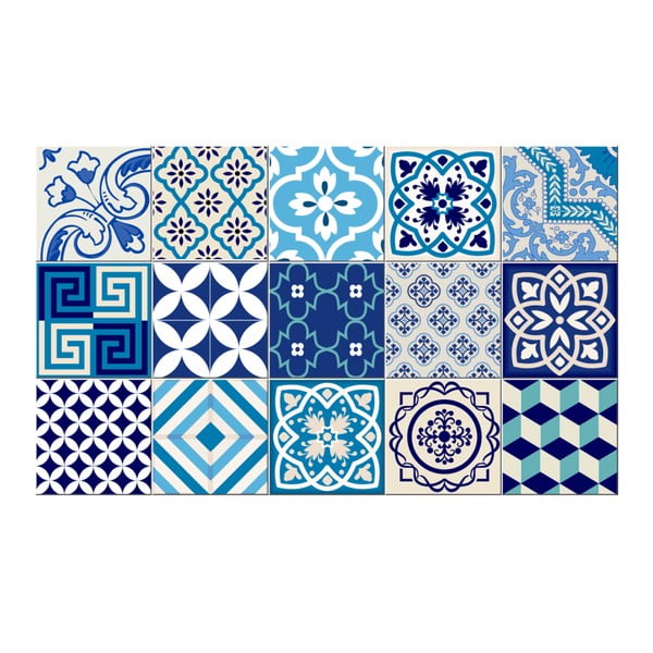 Komplet 15 dekorativnih stenskih nalepk Ambiance Seaside, 20 x 20 cm-image-2