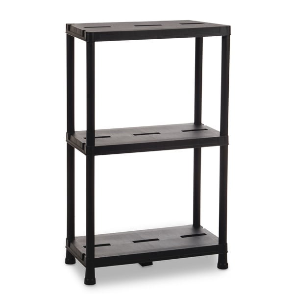 Črn plastičen regal za delavnico 60x95 cm Universal Pro – Toomax