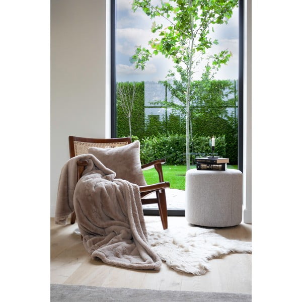 Rjava odeja iz umetnega krzna 150x200 cm Ruby – Tiseco Home Studio-image-3