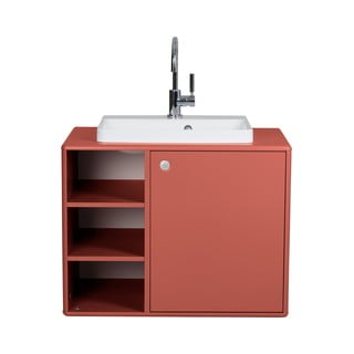 Rdeča omarica za pod umivalnik 80x62 cm Color Bath - Tom Tailor