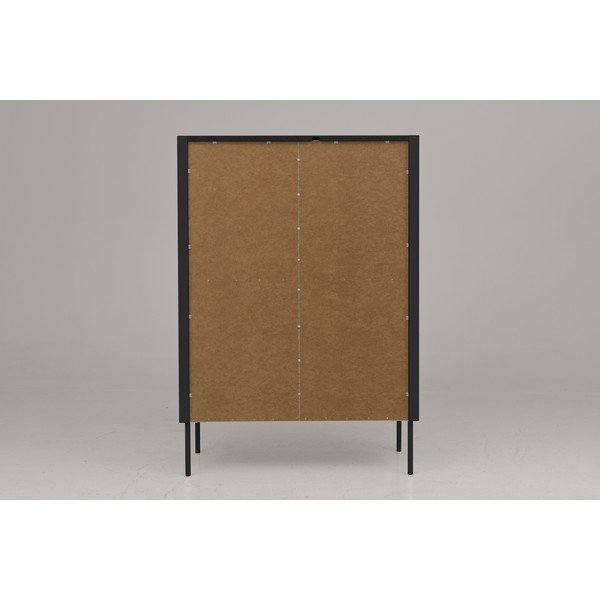 Črna komoda Tenzo Switch, 90 x 128 cm-image-1