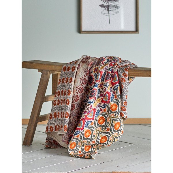 Bombažna odeja 130x150 cm Krea – Bloomingville-image-1