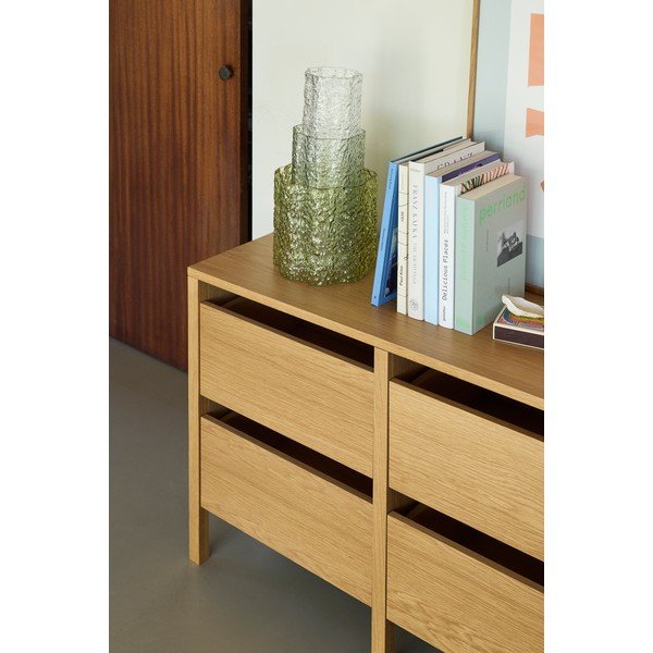 Komoda v hrastovem dekorju v naravni barvi 150x65x40 cm Forma – Hübsch-image-2