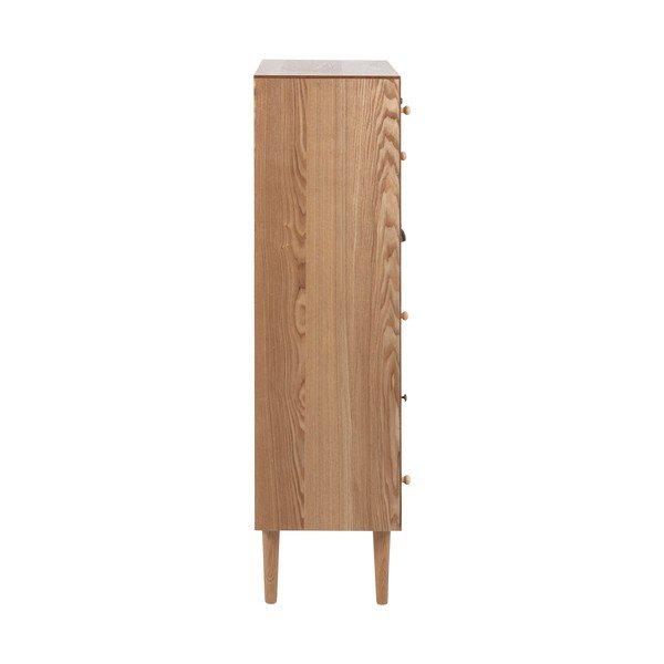 Visoka komoda v jesenovem dekorju 70x114 cm Thais - Actona-image-3