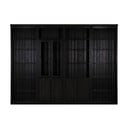 Rjav regal iz masivnega bora 296x223 cm Anita – Støraa