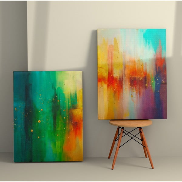 Slike v kompletu 2 ks 50x70 cm Splash – Wallity-image-1