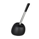 Črna keramična WC ščetka Wenko Polaris