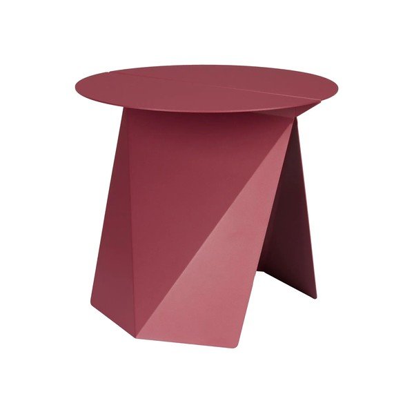 Kovinska okrogla stranska mizica 45x46 cm Foldy – Zuiver-image-2