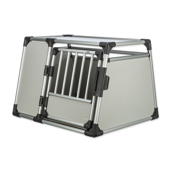 Boks za hišne ljubljenčke v srebrni barvi 65x93 cm Trixie L – Plaček Pet Products