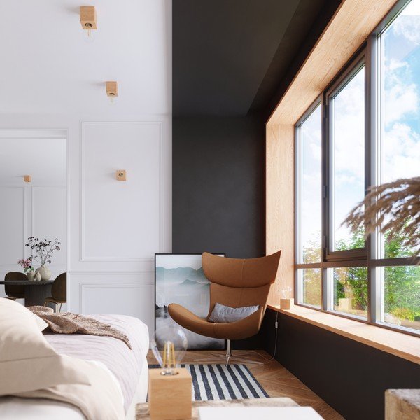 Stropna svetilka v naravni barvi 10x10 cm Gabi – Sollux-image-4