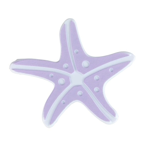 Komplet 5 svetlo vijoličnih protizdrsnih kopalnih podlog Wenko Starfish