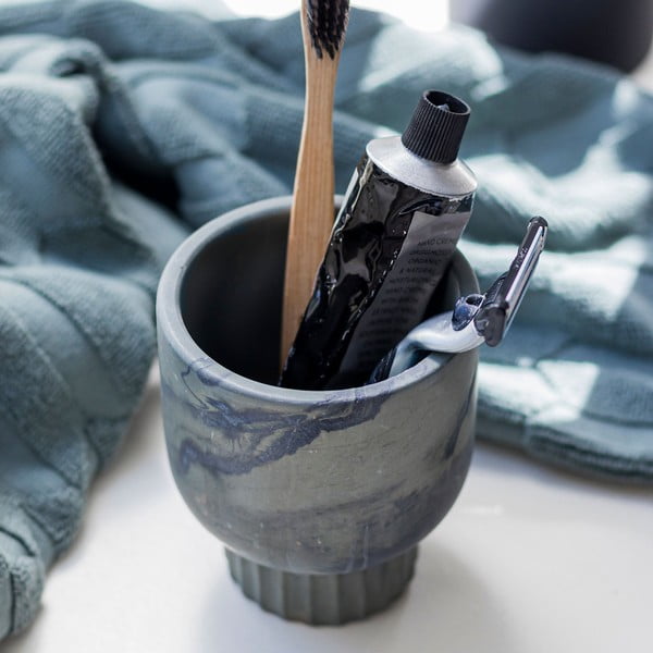 Zelena lončena skodelica za zobne ščetke Attitude - Mette Ditmer Denmark-image-1