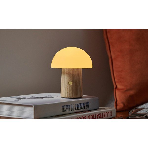 Namizna svetilka z možnostjo zatemnitve s steklenim senčnikom (višina 13 cm) Alice - Gingko-image-1