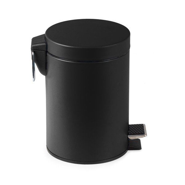 Črn koš za smeti s pedalom Compactor Grena, 3 l-image-3