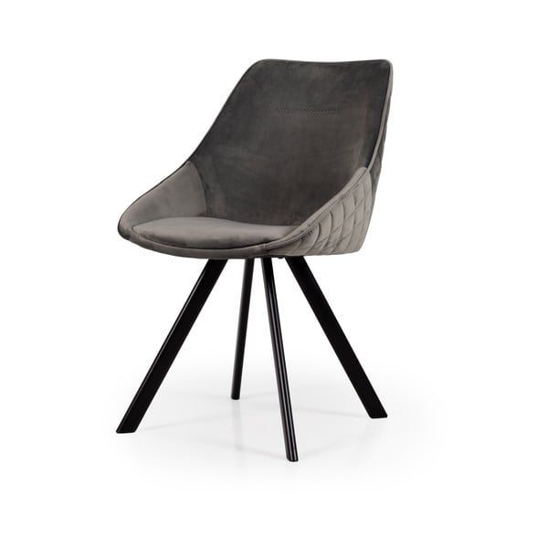 Sivi žametni jedilni stoli v kompletu 2 ks Ritz – Tenzo-image-1