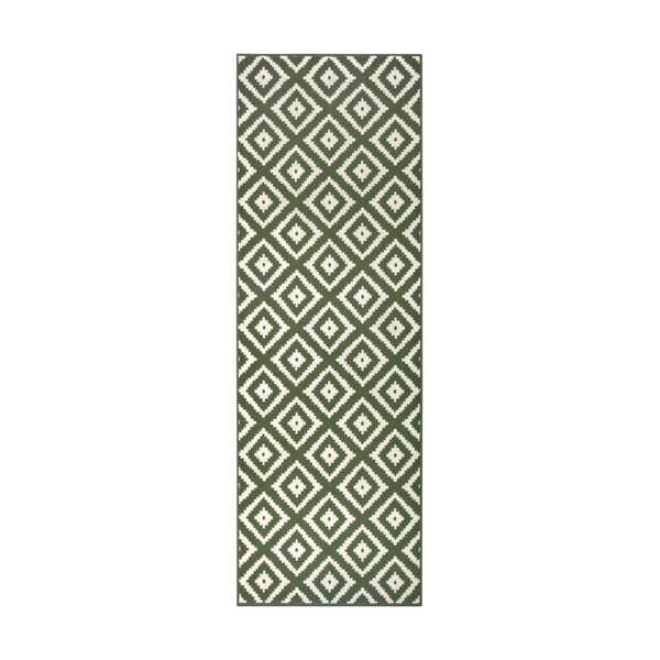 Zelen tekač 200x80 cm Diamond - Hanse Home