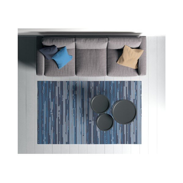 Modra preproga Oyo home Suzzo Azul, 140 x 220 cm