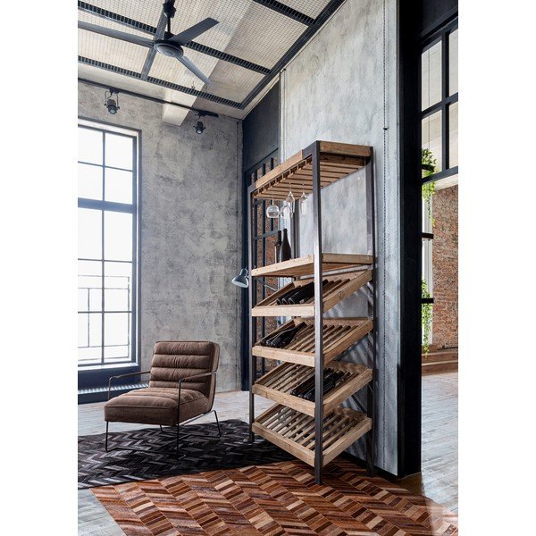 Rjav fotelj iz umetnega usnja Brianna – Bizzotto-image-4