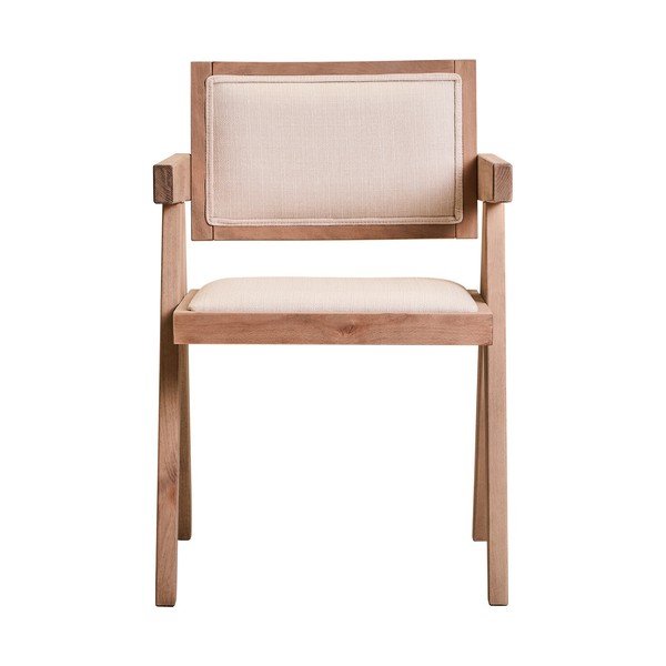 Oblazinjen jedilni stol v naravni barvi Cebu – Premier Housewares-image-2
