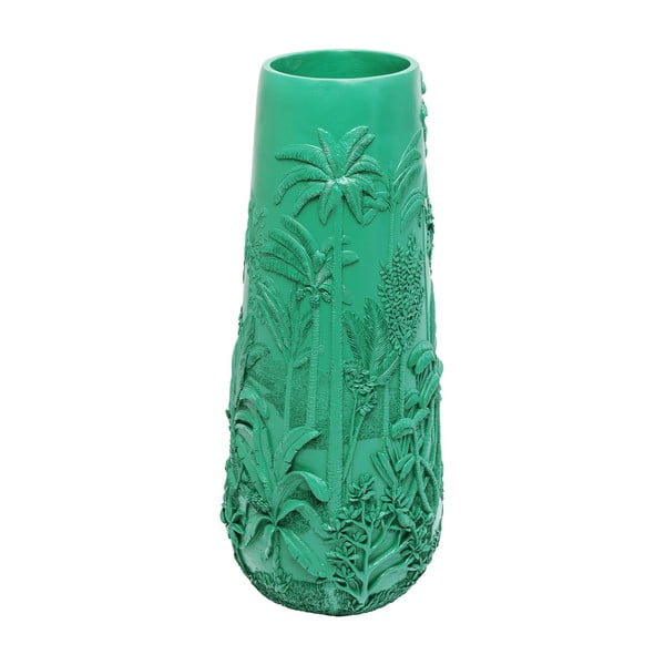 Turkizno zelena vaza Kare Design Jungle Turquoise, višina 83 cm