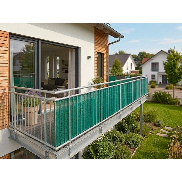 Zelen plastičen balkonski zastor 500x90 cm – Garden Pleasure
