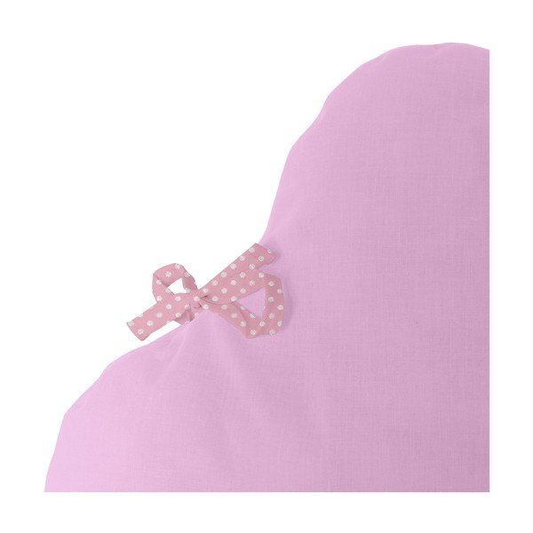 Svetlo rožnata bombažna zaščitna obroba za otroško posteljico  Happy Friday Basic, 60 x 40 cm-image-2