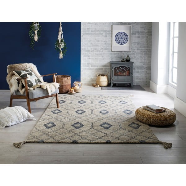 Siva volnena preproga Flair Rugs Diego, 160 x 230 cm-image-4