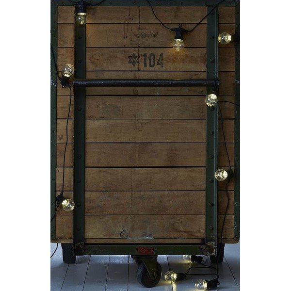 Črna LED svetlobna veriga Markslöjd Dakke, 10 luči, dolžina 7,5 m-image-2