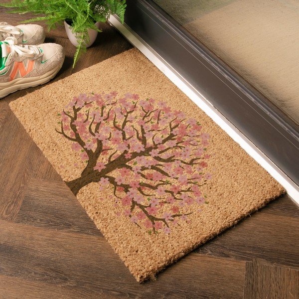 Predpražnik iz kokosovih vlaken 60x90 cm Blossom Tree of Life – Artsy Doormats-image-1