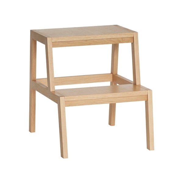 Stolček v hrastovem dekorju v naravni barvi Alp – Hübsch