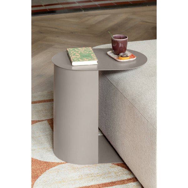 Kovinske stranske mizice v kompletu 2 ks 30x45 cm Riqueza Oval – Leitmotiv-image-1