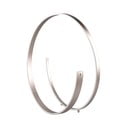 Siva LED stoječa svetilka z glasovnim upravljanjem s pomočjo mobilne aplikacije s kovinskim senčilom (višina 75 cm) Cinardi – CINQUE