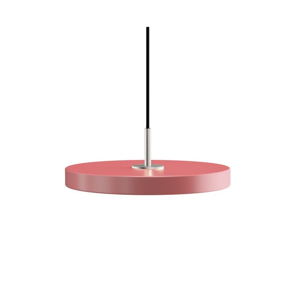 Rožnata LED viseča svetilka s kovinskim senčnikom ø 31 cm Asteria Mini – UMAGE