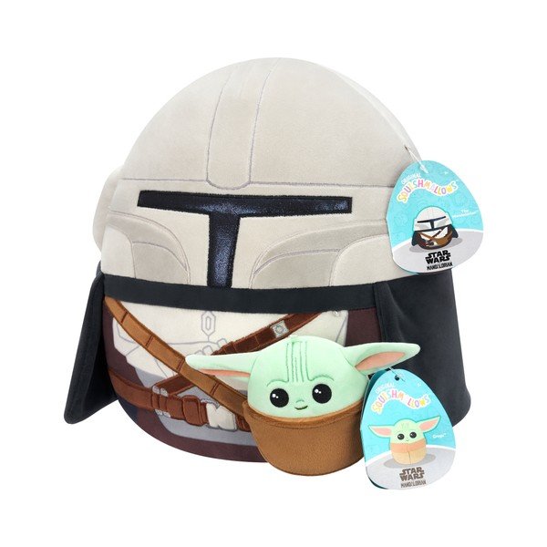 Plišasta igrača Mandalorian & Grogu – SQUISHMALLOWS-image-1