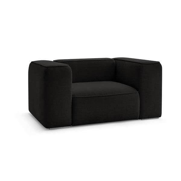 Črn fotelj Zephyr – Bobochic Paris