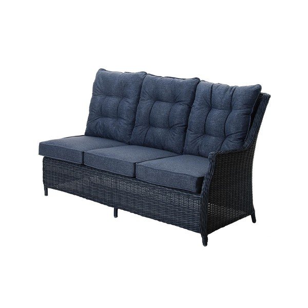 Siva vrtna garnitura iz umetnega ratana za 9 oseb Houston - Rojaplast-image-4