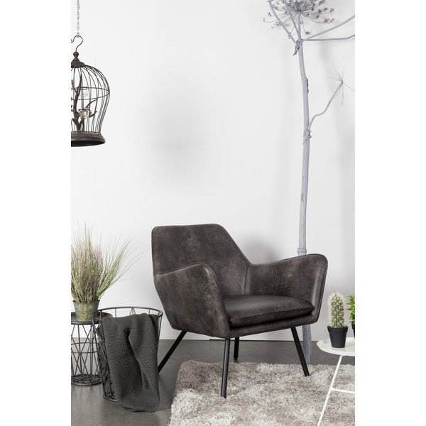 Siv fotelj White Label Bon-image-1