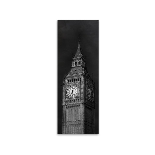 Slika Styler Platno Silver Big Ben, 45 x 140 cm