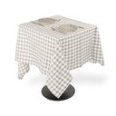 Bombažen namizni prt 150x150 cm Gingham – Tiseco Home Studio