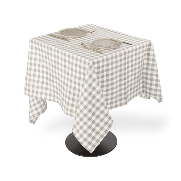 Bombažen namizni prt 150x150 cm Gingham – Tiseco Home Studio