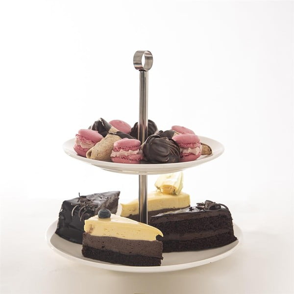 Dvonadstropno stojalo za sladice Orion Tower -image-2