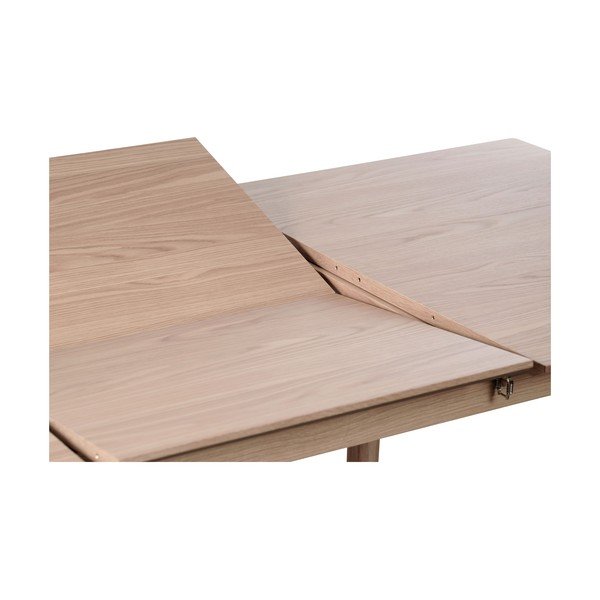 Raztegljiva jedilna miza z dodatno ploščo v hrastovem dekorju 95x190 cm Bari – Unique Furniture-image-1