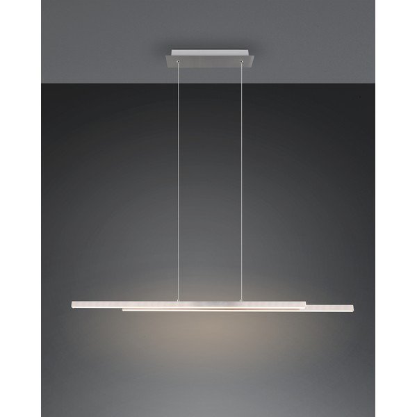 LED viseča svetilka v srebrni barvi Odio – Reality-image-2