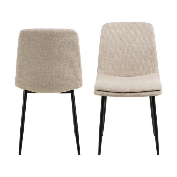 Kremno bel jedilni stol Becca – Actona-image-3